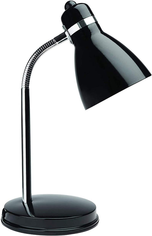 Newhouse Lighting NHDK-OX-BK Oxford Classic Desk Lamp with LED Bulb Included, Black
