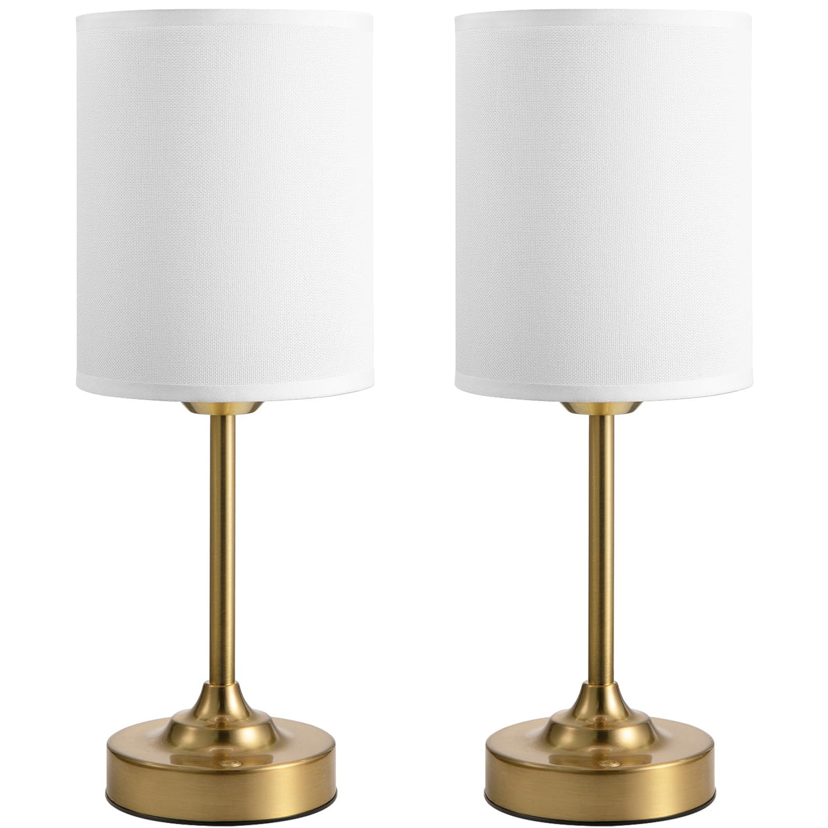 Kakanuo Gold Cordless Table Lamp with Rechargeable Battery, 1 Pack