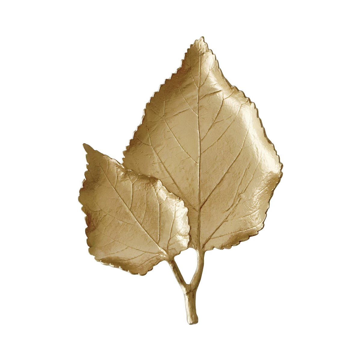 Small Leaf Shaped Trinket Dish, Decorative Gold Jewelry Dish Tray, Ring Hodler Dish Jewelry Organizer