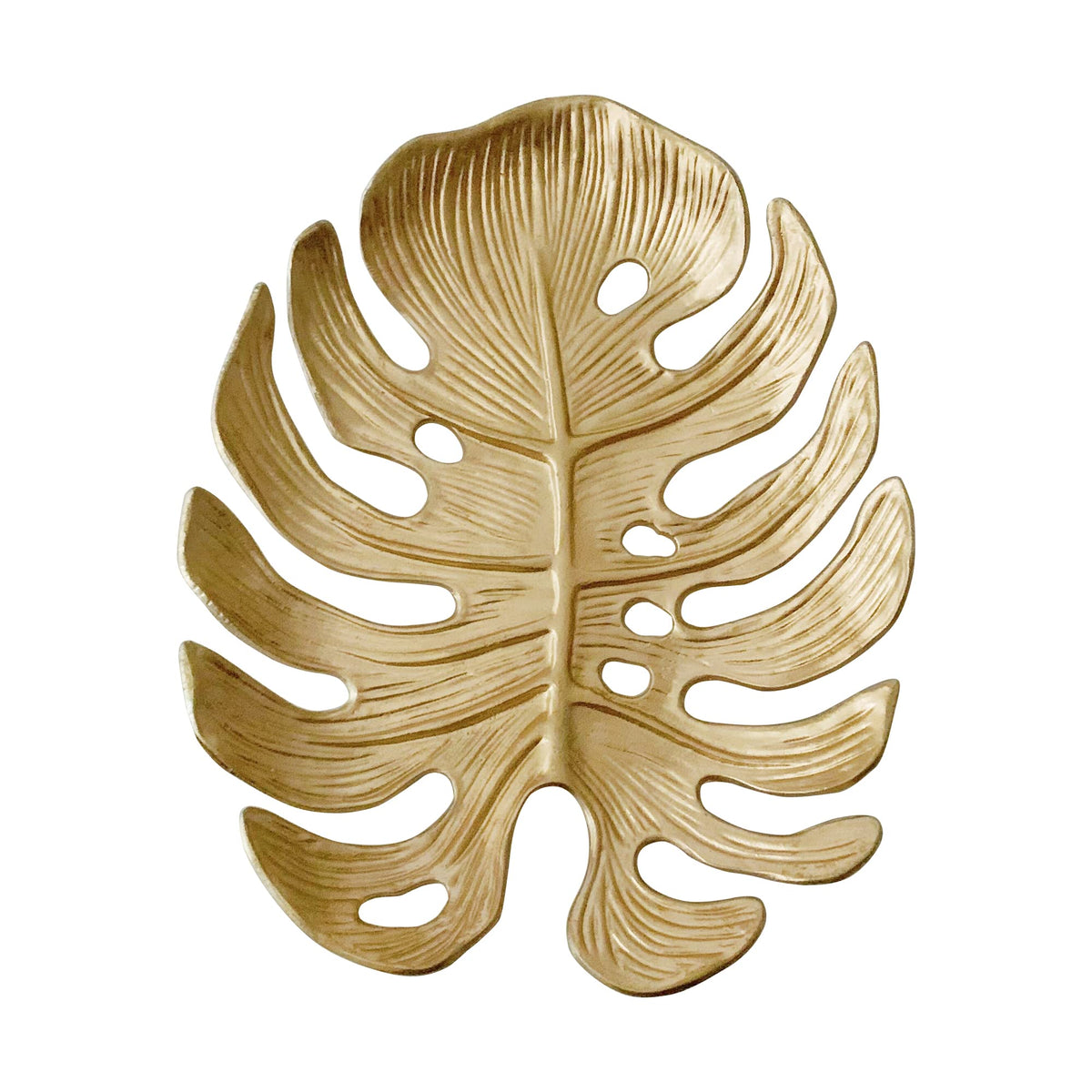 Small Leaf Shaped Trinket Dish, Decorative Gold Jewelry Dish Tray, Ring Hodler Dish Jewelry Organizer