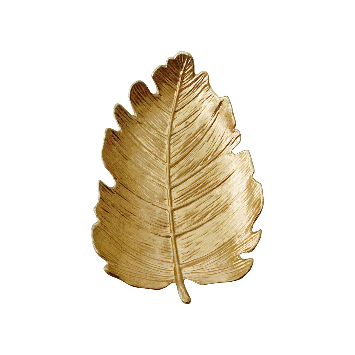 Small Leaf Shaped Trinket Dish, Decorative Gold Jewelry Dish Tray, Ring Hodler Dish Jewelry Organizer