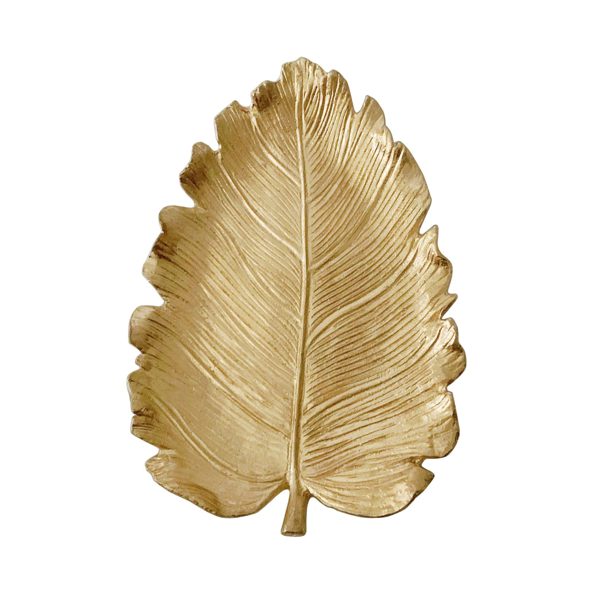 Small Leaf Shaped Trinket Dish, Decorative Gold Jewelry Dish Tray, Ring Hodler Dish Jewelry Organizer