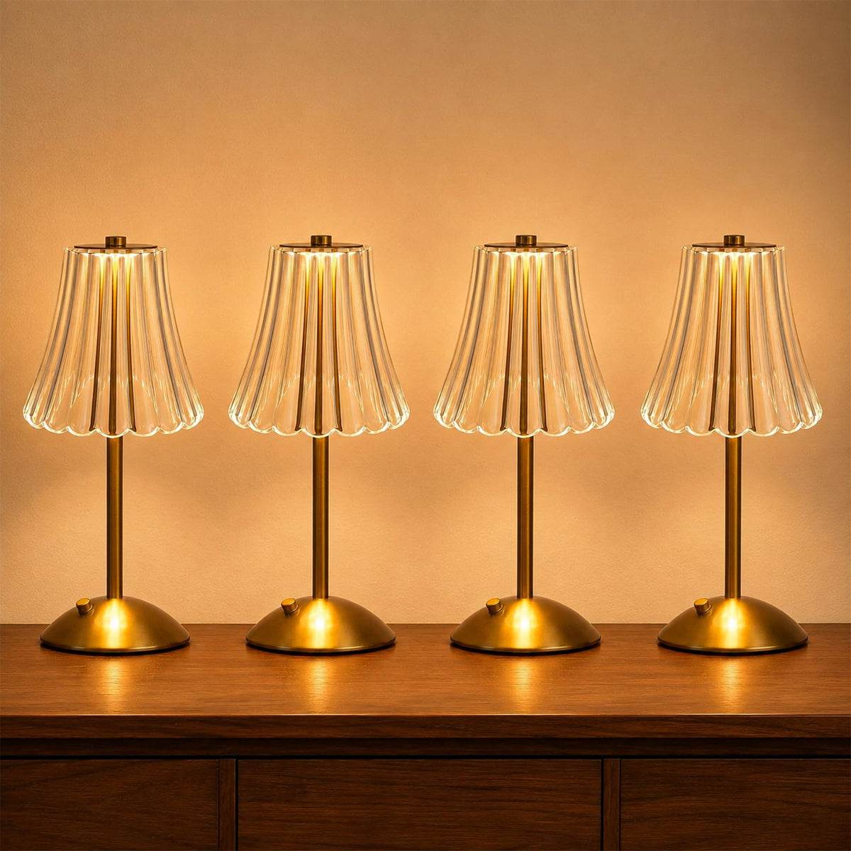 Cordless Touch Table Lamp, Classic Edition Rechargeable Small Desk Lamp